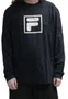 Camiseta Masculina Fila M/L Box Manga Longa Estampada - Preto