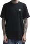 Camiseta Masculina Freesurf Advisory Manga Curta Estampada - Preto