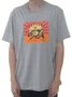 Camiseta Masculina Freesurf California Manga Curta Estampada - Cinza/Mescla