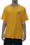 Camiseta Masculina Freesurf Chang Manga Curta Estampada - Amarelo Queimado