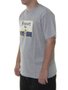 Camiseta Masculina Freesurf Coroa Manga Curta Estampada - Cinza Mesclado
