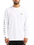 Camiseta Masculina Freesurf Deep Manga Longa Estampada - Preto
