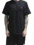 Camiseta Masculina Freesurf Essential Leather Manga Curta Estampada - Preto