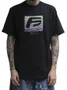 Camiseta Masculina Freesurf Hyper Manga Curta Estampada - Preto