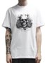 Camiseta Masculina Freesurf Island Manga Curta Estampada - Branco