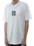 Camiseta Masculina Freesurf Lines Manga Curta Estampada - Branco