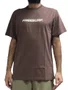 Camiseta Masculina Freesurf Logo Manga Curta Estampada - Marrom