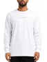 Camiseta Masculina Freesurf Logo Manga Longa Estampada - Branco