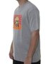 Camiseta Masculina Freesurf Pôr Do Sol Manga Curta Estampada - Cinza Mesclado