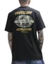 Camiseta Masculina Freesurf Worldwide Manga Curta Estampada - Preto