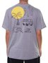 Camiseta Masculina Fressurf Nature Manga Curta Estampada - Cinza Mesclado