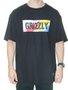 Camiseta Masculina Grizzly All That Stamp Logo Tee BIG Manga Curta Estampada - Preto
