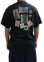 Camiseta Masculina Grizzly Bulletin Board Manga Curta Estampada - Preto