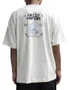 Camiseta Masculina Grizzly Bumper Oversized Manga Curta Estampada - Bege