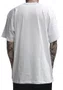 Camiseta Masculina Grizzly Mini Script Manga Curta Estampada - Branco