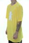 Camiseta Masculina Grizzly OG Bear Manga Curta Estampada - Amarelo