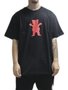 Camiseta Masculina Grizzly Og Bear Manga Curta Estampada - Preto