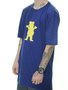 Camiseta Masculina Grizzly OG Beat Tee Manga Curta Estampada - Roxo