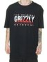 Camiseta Masculina Grizzly Rocky Mountain High SS Tee Manga Curta Estampada - Preto