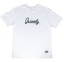 Camiseta Masculina Grizzly Script Logo - Branco