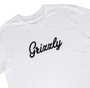Camiseta Masculina Grizzly Script Logo - Branco