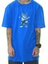 Camiseta Masculina Grizzly Snake Eyes Bear SS Tee Manga Curta Estampada - Azul