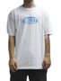 Camiseta Masculina Grizzly Spotlight Manga Curta Estampada - Branco