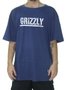 Camiseta Masculina Grizzly Stamp Tee BIG Manga Curta Estampada - Azul
