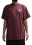 Camiseta Masculina Grizzly Tread Light Manga Curta Estampada - Bordo
