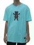 Camiseta Masculina Grizzly Vortex Manga Curta Estampado - Azul Claro