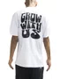 Camiseta Masculina Grow Deforms Manga Curta Estampada - Branco