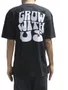 Camiseta Masculina Grow Deforms Manga Curta Estampada - Preto