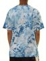 Camiseta Masculina Grow Dye Bob Manga Curta - Tie Dye/Azul