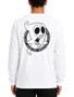Camiseta Masculina Grow Fantasma Chest Manga Longa Estampada - Branco