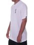 Camiseta Masculina Grow In The Chaos Manga Curta Estampada - Branco