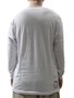 Camiseta Masculina Grow Logo 5X5 Manga Longa - Branco