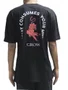 Camiseta Masculina Grow Logo Pantera Manga Curta Estampada - Preto