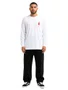 Camiseta Masculina Grow Pantera Manga Curta Estampada - Branco