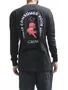 Camiseta Masculina Grow Pantera Manga Longa Estampada - Preto