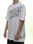 Camiseta Masculina HD Gradient Manga Curta Estampado - Branco