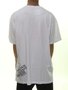 Camiseta Masculina HD Gradient Manga Curta Estampado - Branco