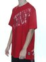 Camiseta Masculina HD Gradient Manga Curta Estampado - Vermelho