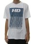 Camiseta Masculina HD Lines Manga Curta - Branco