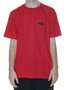 Camiseta Masculina HD Simple Manga Curta - Vermelho
