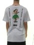 Camiseta Masculina HIC Vibes Aloha Manga Curta Estampado - Cinza Mesclado