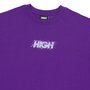 Camiseta Masculina High CAPTCHA Logo Manga Curta Estampada - Roxo