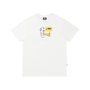 Camiseta Masculina High Clip Manga Curta Estampada - Branco