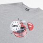 Camiseta Masculina High Clock - Cinza/Mescla