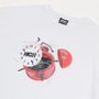 Camiseta Masculina High Clock Manga Curta Estampada - Branco