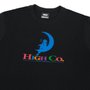 Camiseta Masculina High Dreamer Manga Curta Estampada - Preto